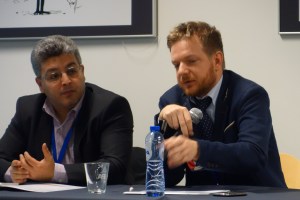 EESC Member Dumitru Fornea & Maciej Kolaczek, Polish PermRep