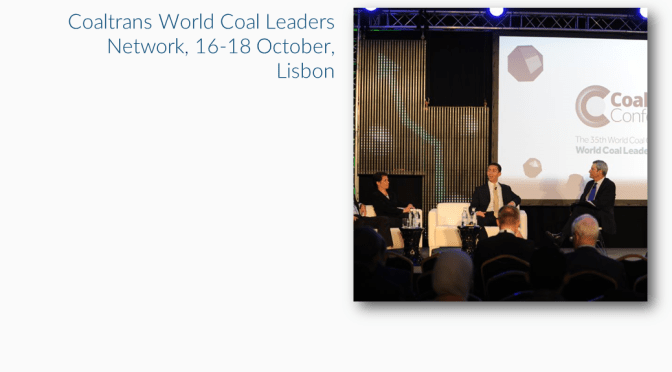 The World Coal Leaders Network gathers in Portugal
